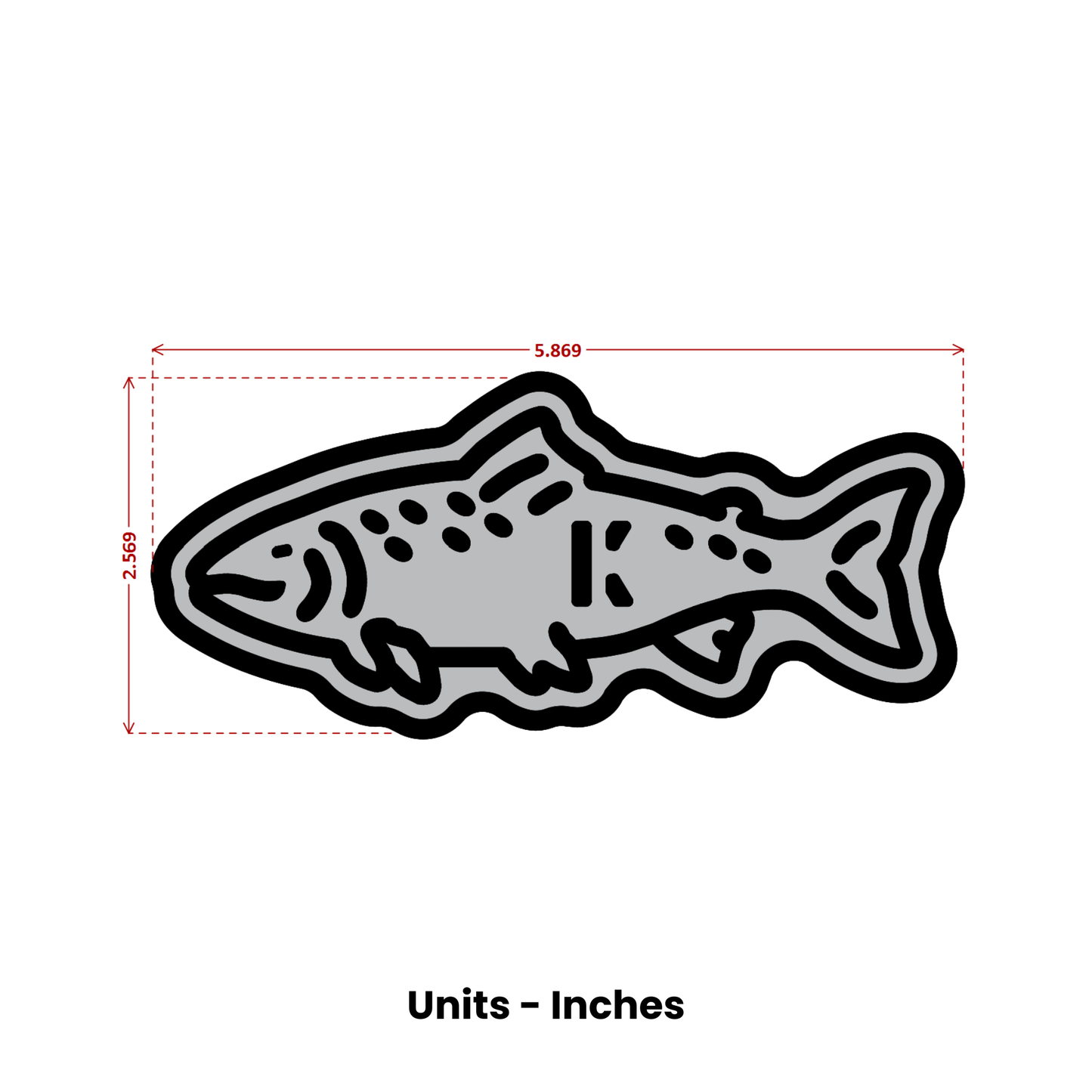 Rainbow Trout | EVA Foam Sticker