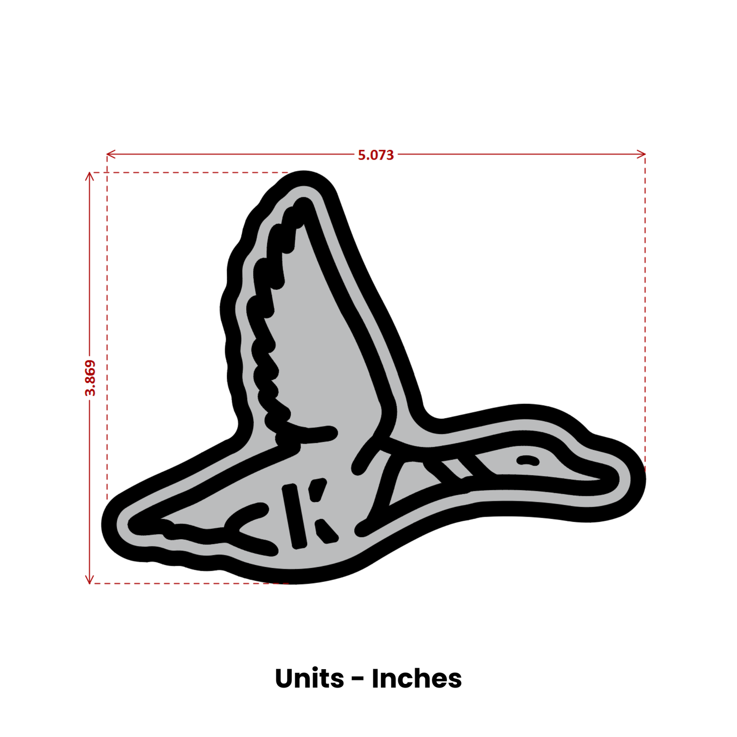 Flying Duck | EVA Foam Sticker
