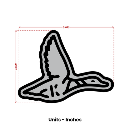 Flying Duck | EVA Foam Sticker