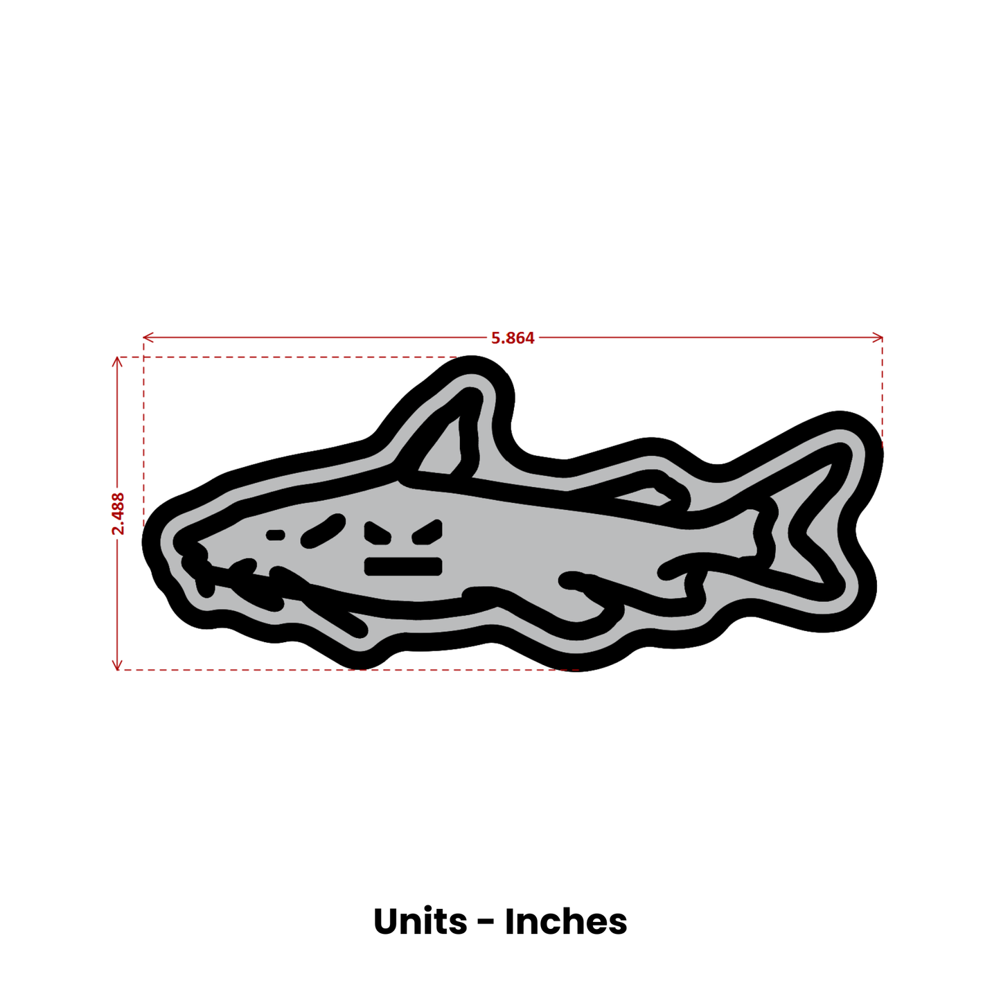 Catfish | EVA Foam Sticker