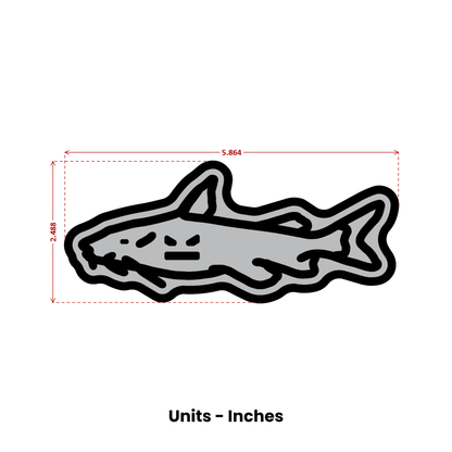 Catfish | EVA Foam Sticker